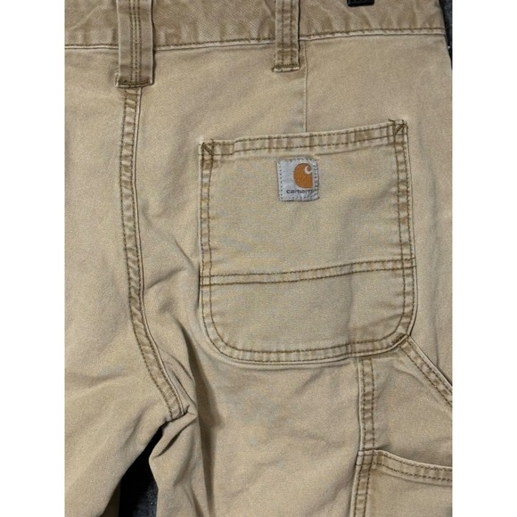 Carhartt Women's Original Fit Tan Canvas Carpenter Pants Size 6 Regular - Picture 5 of 8